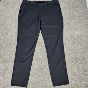 Jack Archer Jetsetter Pants Mens 38X32 Black Tapered Chino Stretch Casual